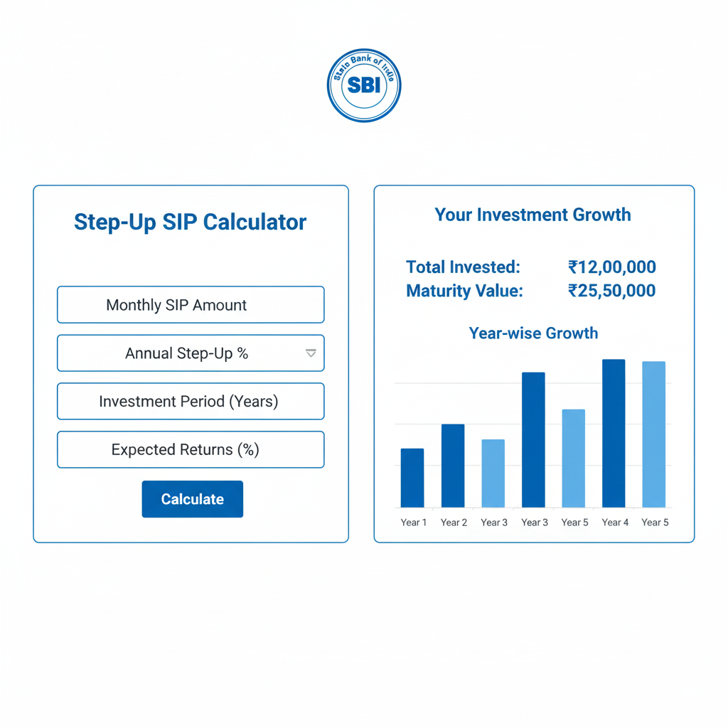 Step Up SIP Calculator SBI