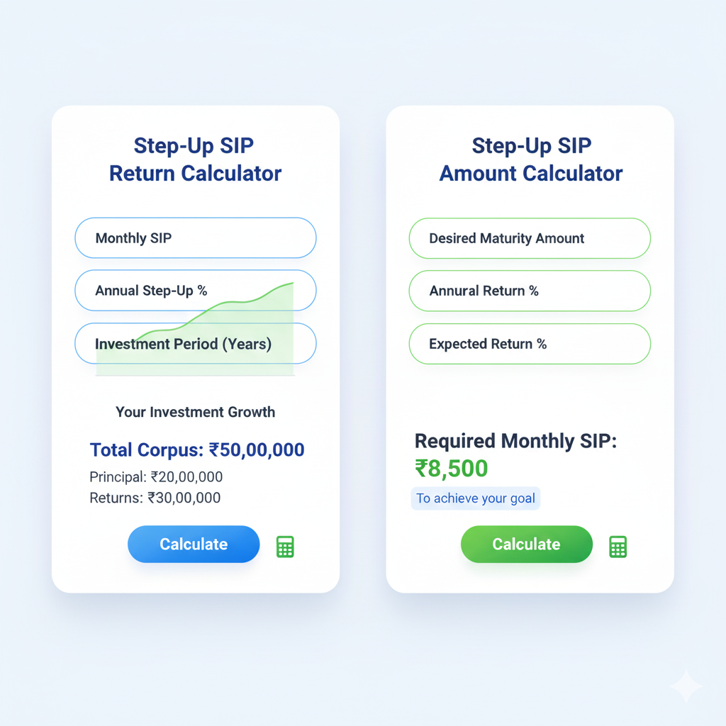 Step Up SIP Return Calculator