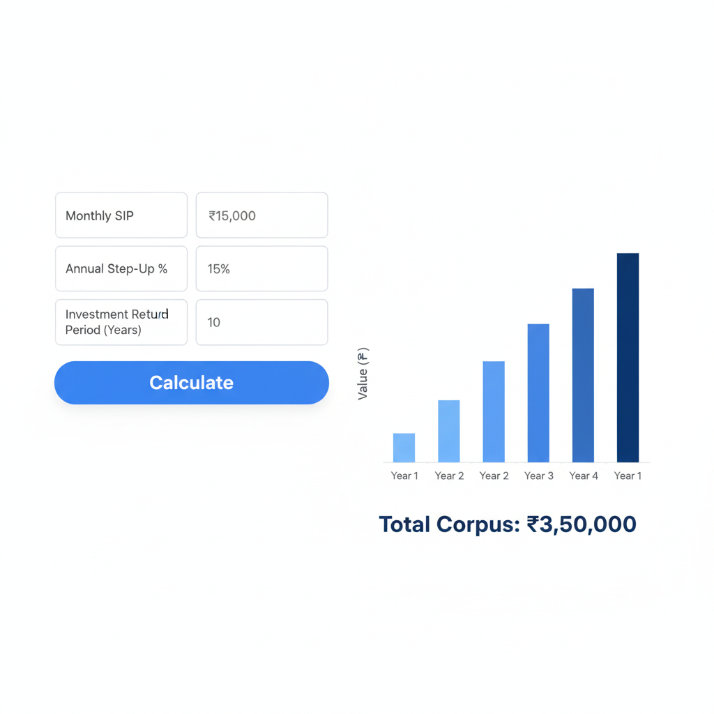 step up SIP calculator